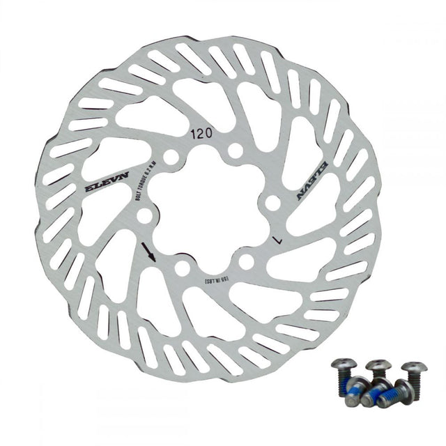 ELEVN DISC BRAKE ROTOR 120mm CHROME