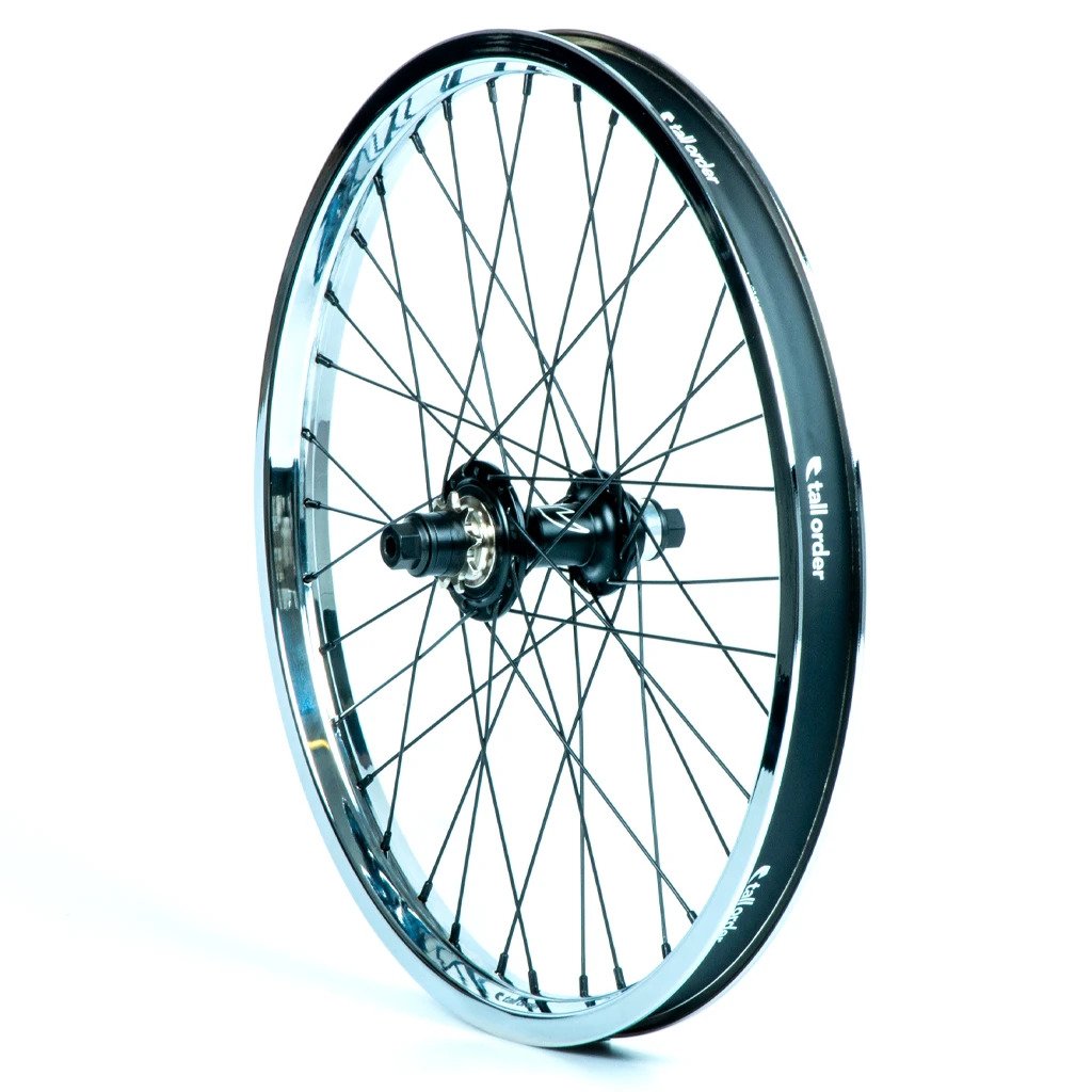 TALL ORDER DYNAMICS RHD CASSETTE WHEEL - BLACK WITH CHROME RIM - Image 1
