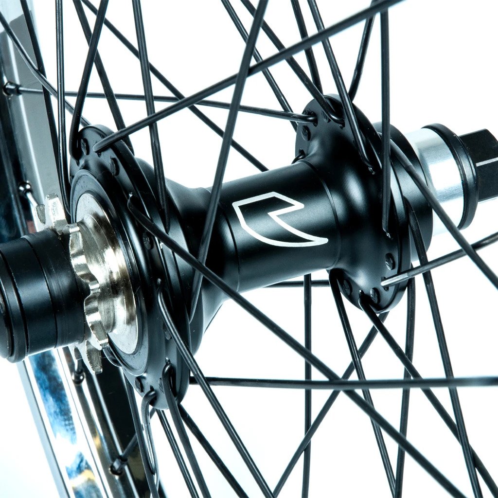 DYNAMICS RHD CASSETTE WHEEL - BLACK WITH CHROME RIM - Image 5