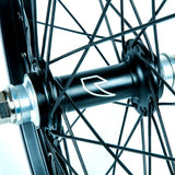 DYNAMICS FRONT WHEEL - BLACK WITH SILVER SPOKE NIPPLES - Image 4
