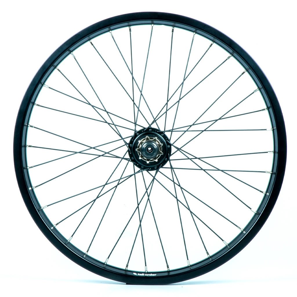 TALL ORDER DYNAMICS LHD CASSETTE WHEEL - BLACK WITH SILVER SPOKE NIPPLES - Image 2