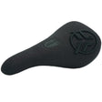 SLIM PIVOTAL LOGO SEAT - BLACK WITH RAISED STITCHING - Image 1
