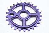 Ezra equis professional bmx sprocket 7075 alloy 25t purple