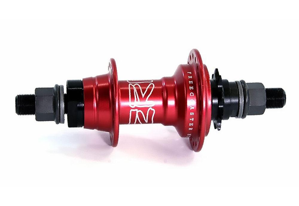 ezra freecoaster hubs professional bmx hub red anodized