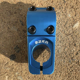 ezra top load stem matte blue anodized professional bmx stem 