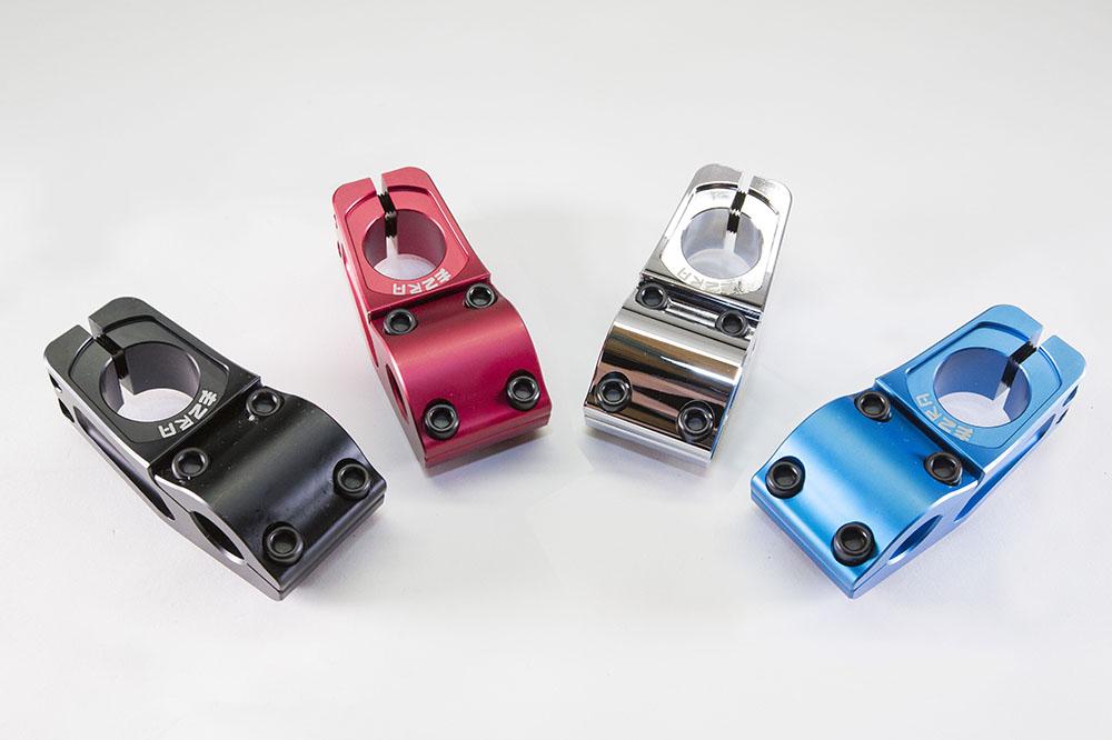 ezra top load stem matte rd anodized professional bmx stem 