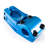 ezra top load stem matte blue anodized professional bmx stem 