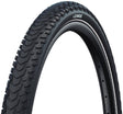Schwalbe Marathon Mondial Tire - 700 x 50 / 29 x 2.00 Clincher Wire BLK/Reflex Performance RaceGuard Addix Green E-50