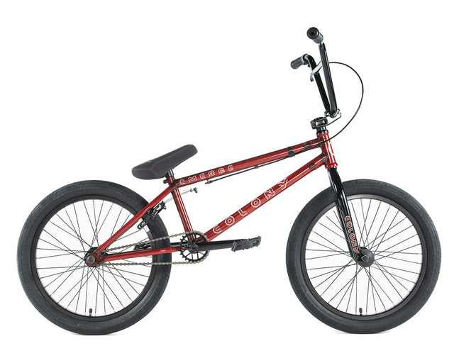 Image 1 for Colony Emerge 20" BMX Bike (20.75" Toptube) (Clear Red)
