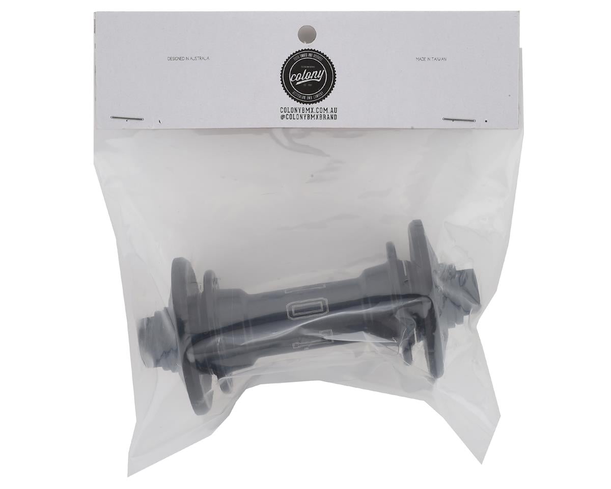 Image 2 for Colony Wasp Front Hub (Black) (3/8" Female)