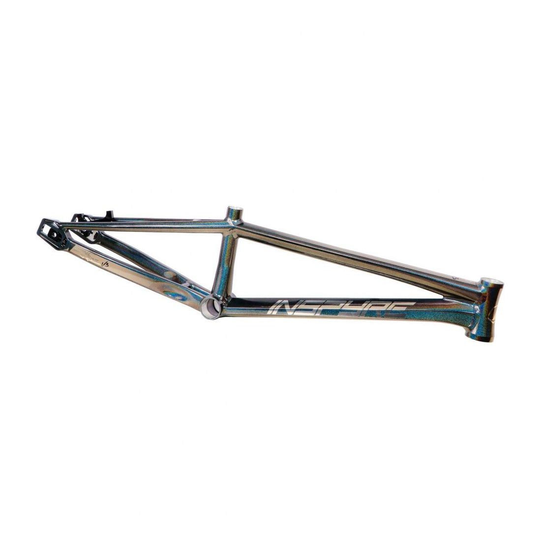 Inspyre Concord V3 Alloy BMX Race Frame-Black Rainbow – Time 2 Shine