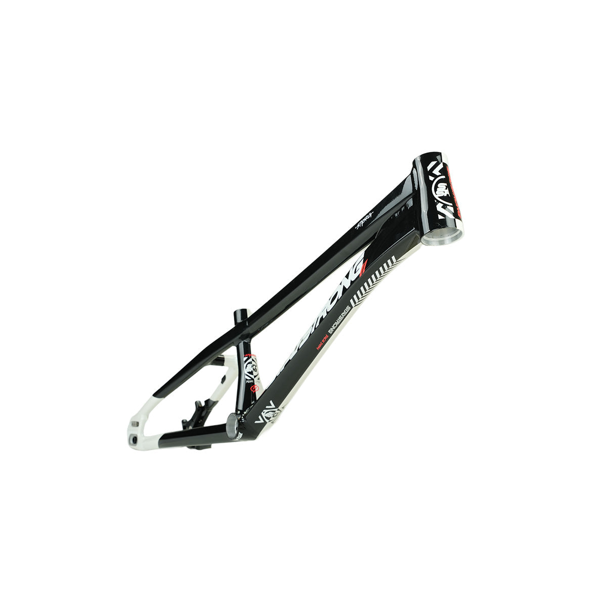 Stay Strong For Life V5.1 Disc Alloy BMX Race Frame-Black/White