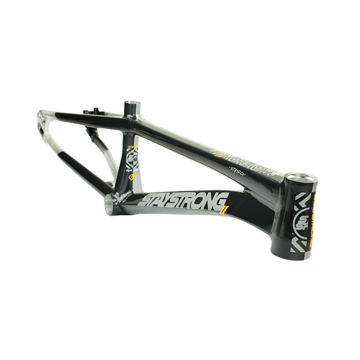 Stay Strong For Life V5.1 Disc Alloy BMX Race Frame-Charcoal/Silver