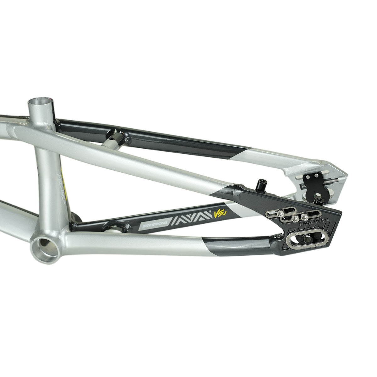 Stay Strong For Life V5.1 Disc Alloy BMX Race Frame-Charcoal/Silver