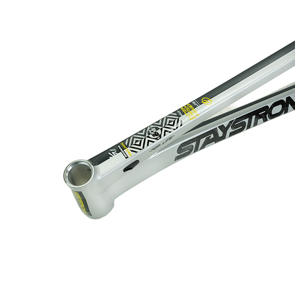 Stay Strong For Life V5.1 Disc Alloy BMX Race Frame-Charcoal/Silver