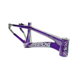 Stay Strong For Life V5.1 Disc Alloy BMX Race Frame-Purple/Silver