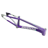 Stay Strong For Life V5.1 Disc Alloy BMX Race Frame-Purple/Silver