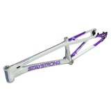 Stay Strong For Life V5.1 Disc Alloy BMX Race Frame-Purple/Silver