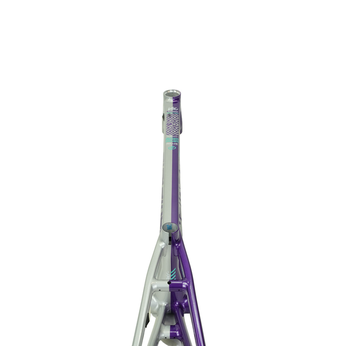 Stay Strong For Life V5.1 Disc Alloy BMX Race Frame-Purple/Silver