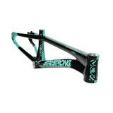 Stay Strong For Life V5.1 Disc Alloy BMX Race Frame-Tiffany/Black