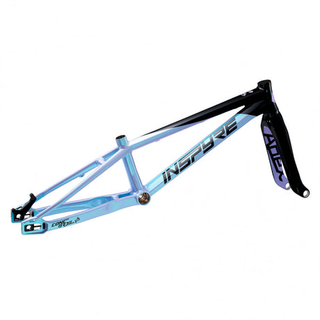 Inspyre Concord V3 Alloy BMX Race Frame-Black/Galactic Irridium
