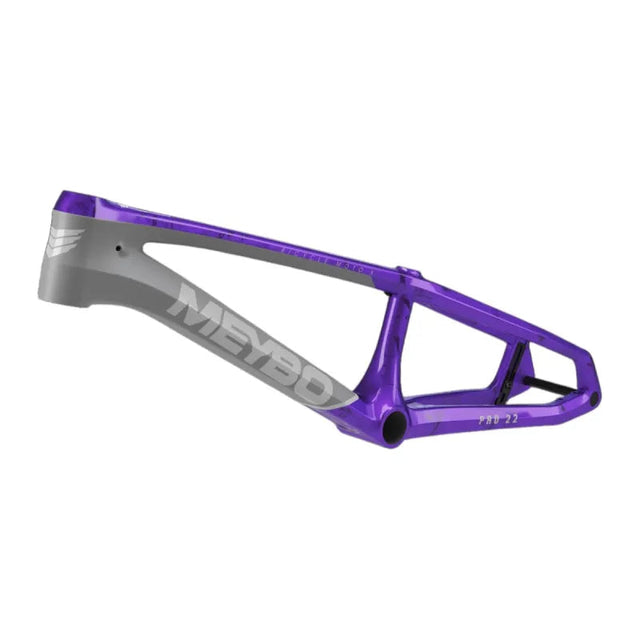 Meybo HSX Carbon BMX Race Frame-Matte Grey/Grey/Purple
