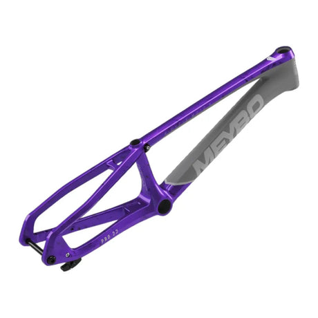 Meybo HSX Carbon BMX Race Frame-Matte Grey/Grey/Purple