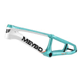 Meybo HSX Carbon BMX Race Frame-Matte White/Orange/Teal