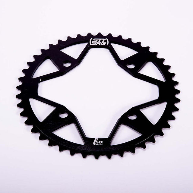 Stay Strong 7075 Alloy Chainring 4 Bolt - Black