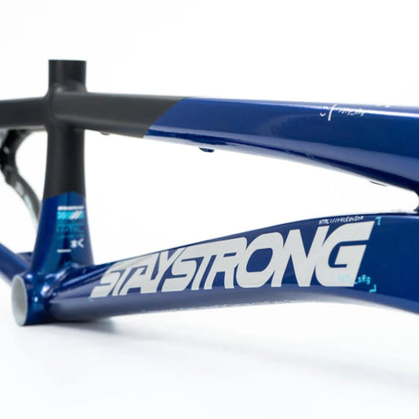 Stay Strong For Life V5 V-Brake Alloy BMX Race Frame-Navy/Black