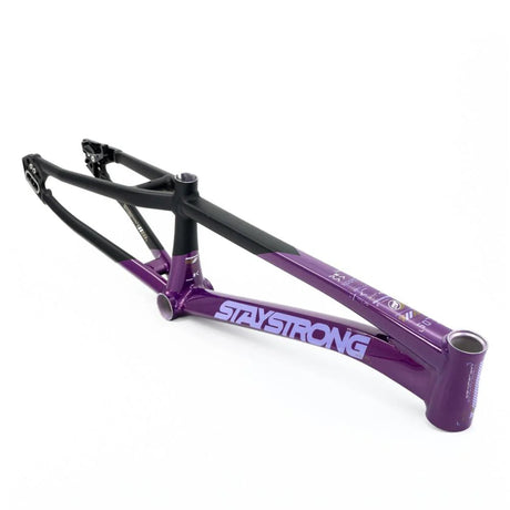 Stay Strong For Life V5 V-Brake Alloy BMX Race Frame-Purple/Black