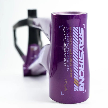 Stay Strong For Life V5 V-Brake Alloy BMX Race Frame-Purple/Black