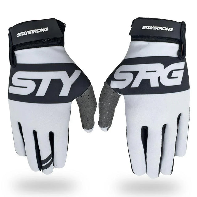 Stay Strong Classic Gloves - White