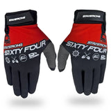 Stay Strong Nic Long Captain Race Gloves - Red/Black