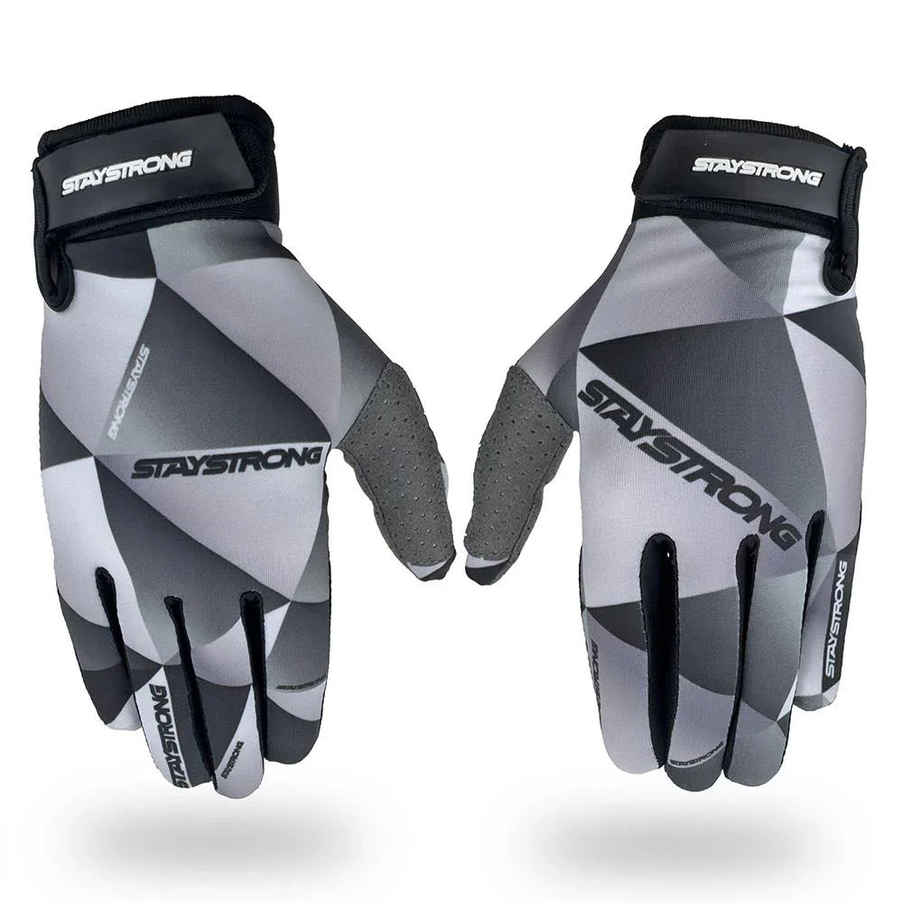Stay Strong Prism Gloves - White