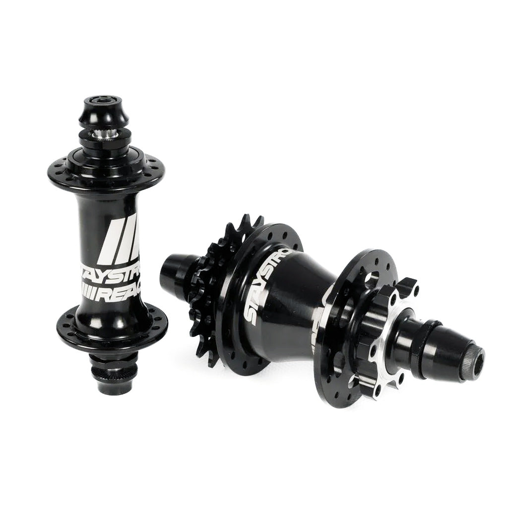 Stay Strong Reactiv 2 Race Hubset (10mm Front) - Black/ 36H