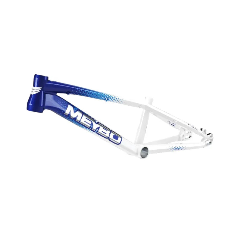 Meybo Holeshot 2026 Bmx Race Frame - White/Navy