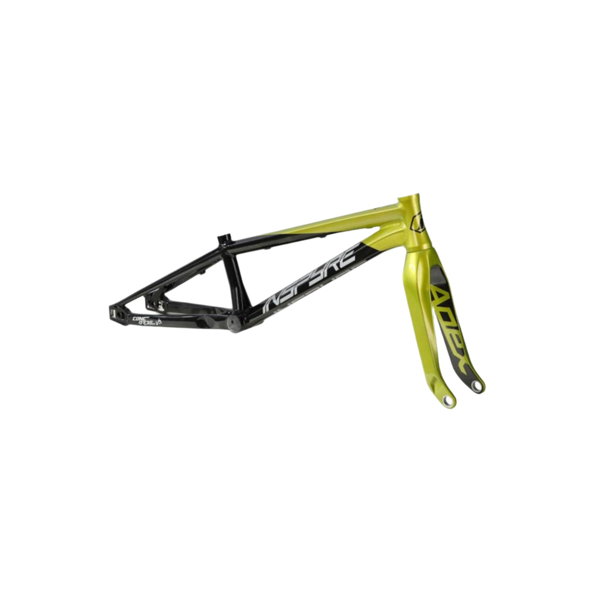 Inspyre Concord V3 Alloy BMX Race Frame-Lime/Grey