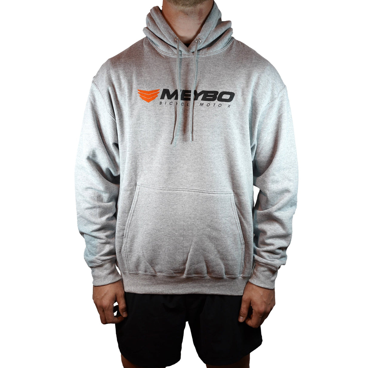 Meybo Logo Hoodie Heather Grey