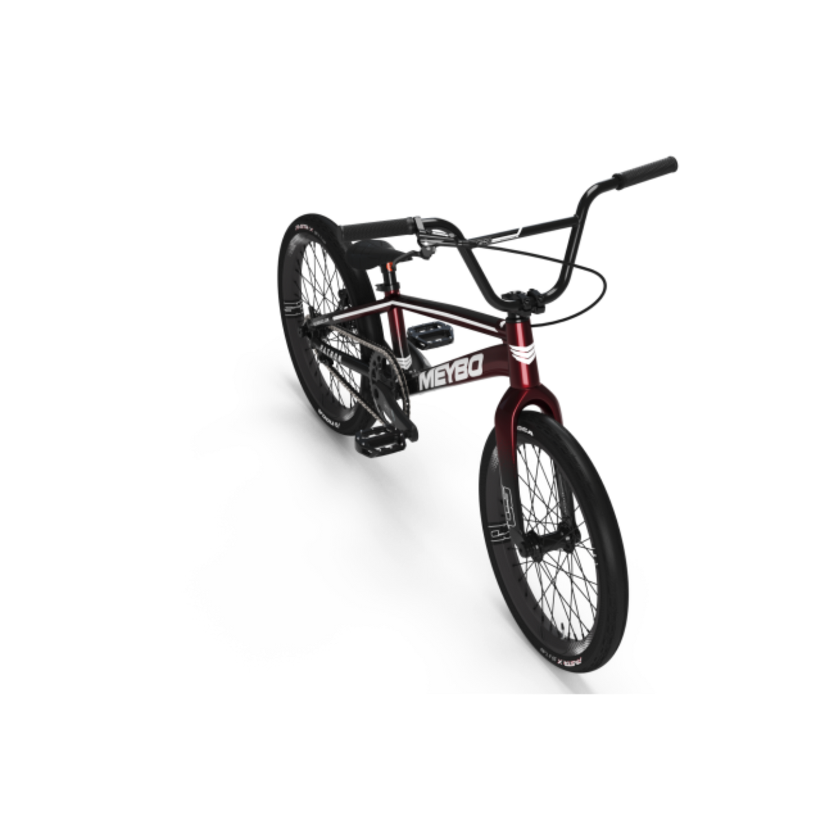 Meybo Patron BMX Race Bike-Red/Black/White-Expert