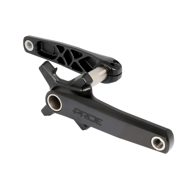 Pride Racing Newton SX 2-Piece BMX Race Cranks-Black