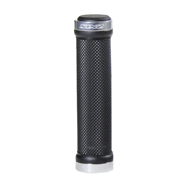 Sinz Lock-On BMX Grips-Silver