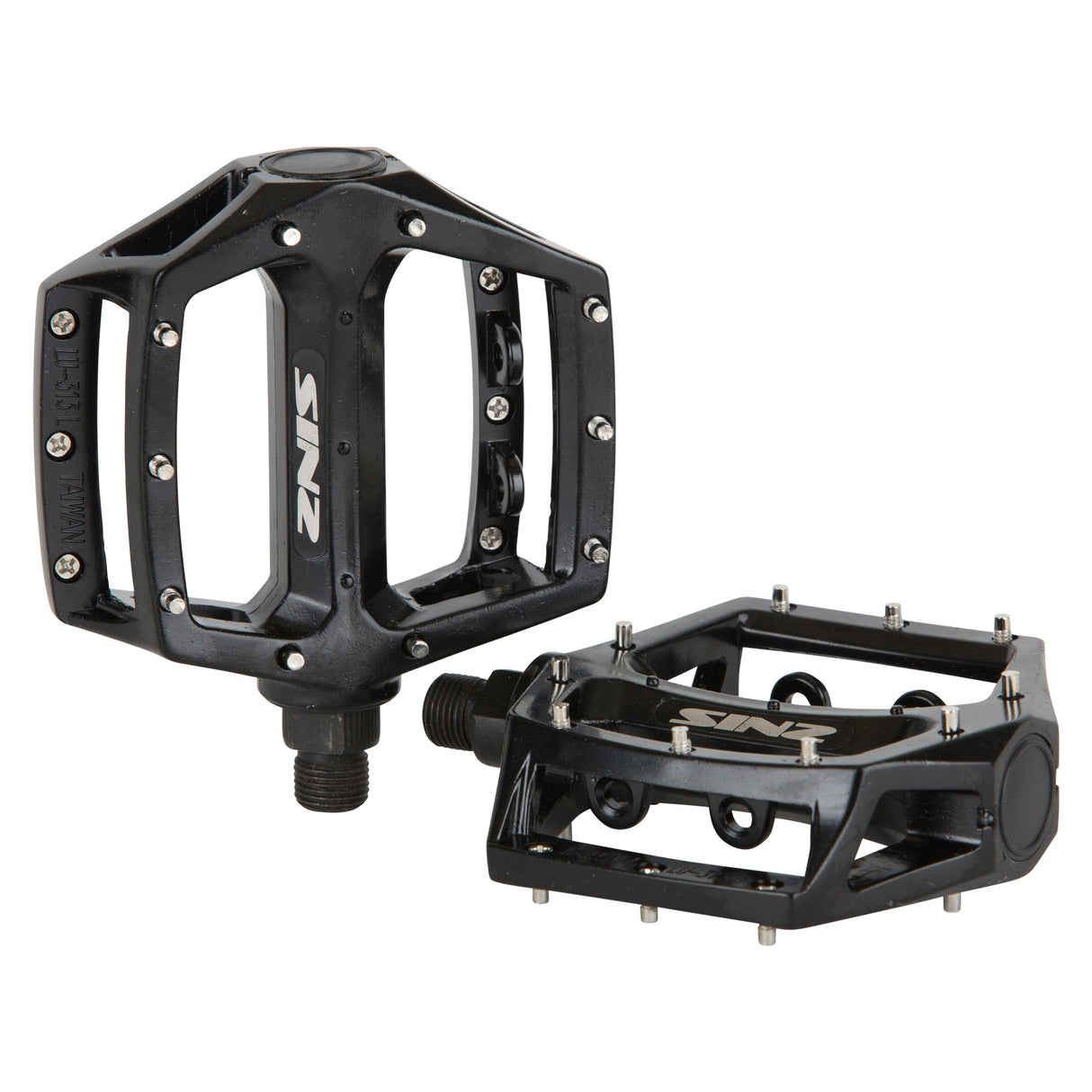 Sinz Alloy BMX Platform Pedals-Black
