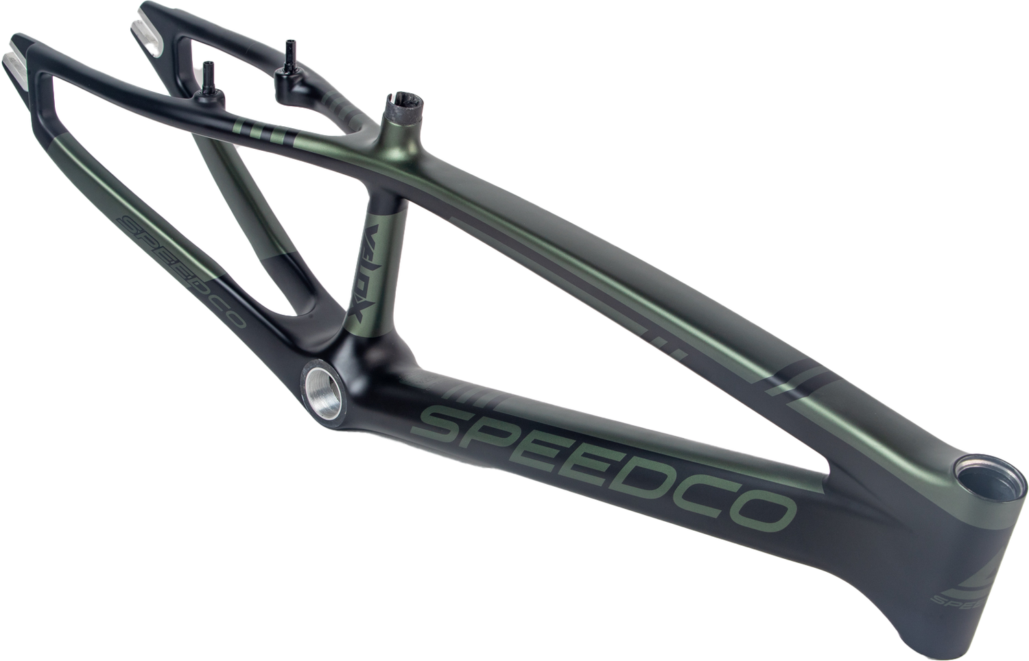 Speedco Velox v3 Carbon BMX Race Frame-Matte Green