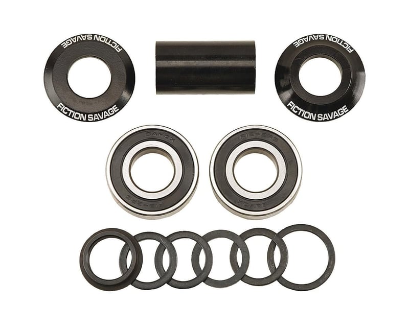 Fiction Savage Mid Bottom Bracket (Black) (19mm)
