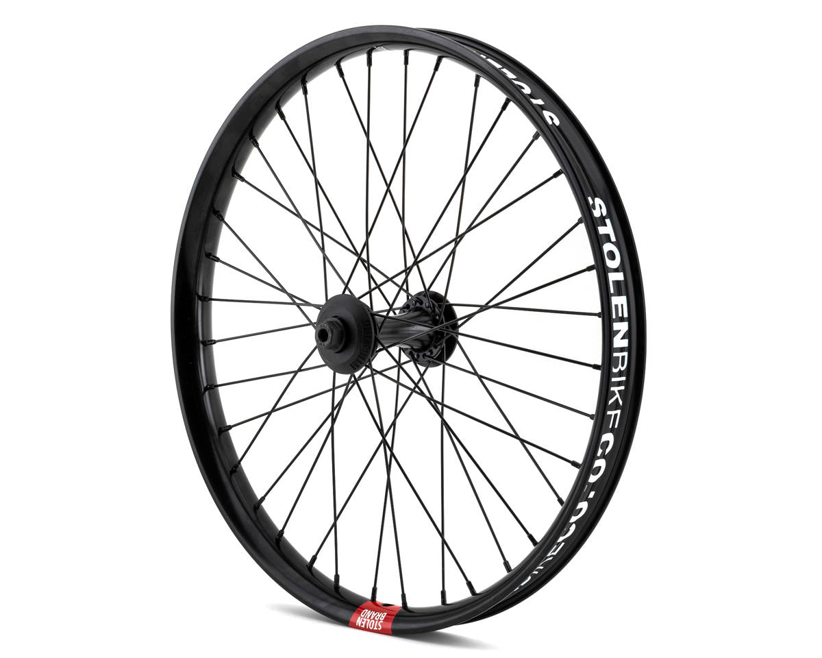 Image 1 for Stolen Rampage Pro Street FA Front Wheel (Black) (20 x 1.75)