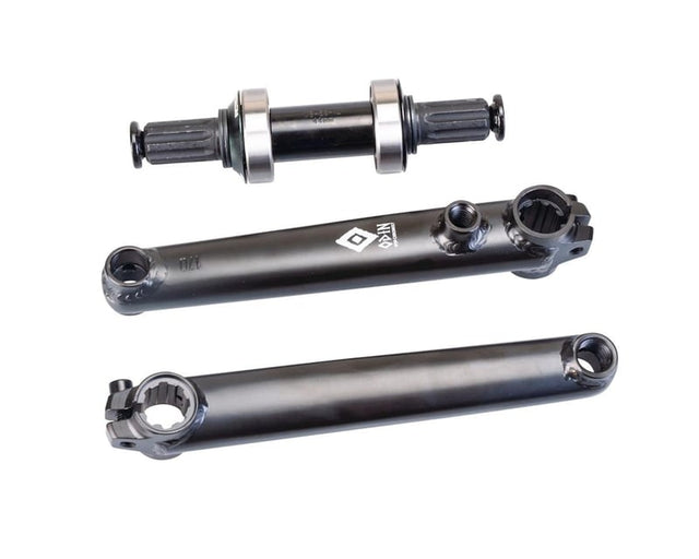 Fiction Odin Cranks w/ BB (Matte Black) (170mm)