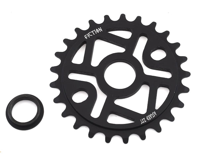 Image 1 for Fiction Asgard Sprocket (Black) (25T)