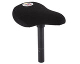 Image 1 for Fiction Moto Seat/Post Combo (Black Kevlar) (25.4mm)