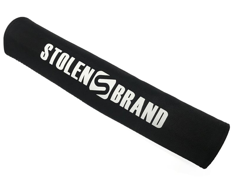 Stolen Logo Crossbar Pad (Black with White Logo)